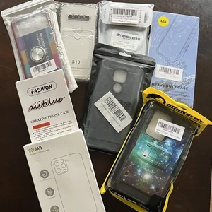 Lot of 8 assorted phone cases, new - Picture 1 of 4