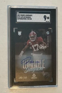 2021 Panini Luminence #175 Jaylen Waddle Auto 195/250 SGC 9 - Foto 1 di 2
