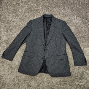 Blazer Stafford Para Hombres 44R Lana Merino Abrigo Deportivo Gris Calce Clásico 2 Botones - Imagen 1 de 13