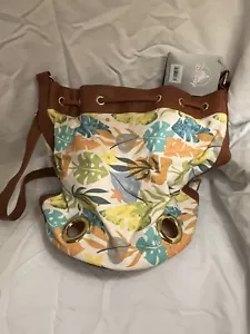 Disney Moana Sparkle Stitched Drawstring Tote Bag Handbag Beach Bag - Picture 1 of 5