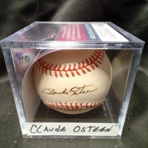 Claude Osteen Signed AUTOGRAPH ONL BASEBALL JSA -P BB # - Picture 1 of 5