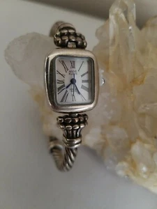 Anne Klein Sterling Silver Bracelet Watch With New Battery - Picture 1 of 7