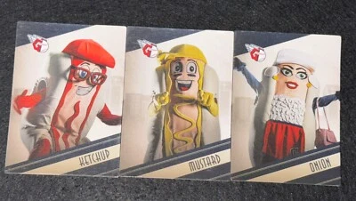 Cleveland Guardians 2024 ketchup mostaza y cebolla hot dog racers imanes béisbol Foto 1 de 4