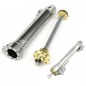 Cilindro de aceite hidráulico para camión volquete Tamiya 1/14 hágalo usted mismo automóvil Lesu 12 mm 4 mm - Imagen 1 de 1