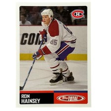 2002-03 Topps Total ! Ron Hainsey RC