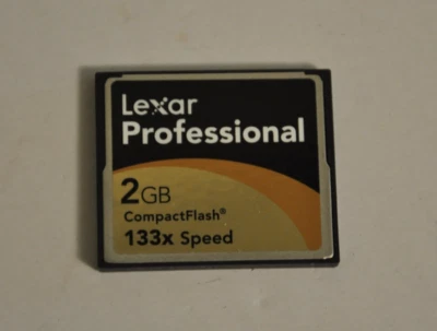 Lexar Professional 2GB 133x CF Compact Flash Digital Camera Memory Card READ!! - Image 1 of 2
