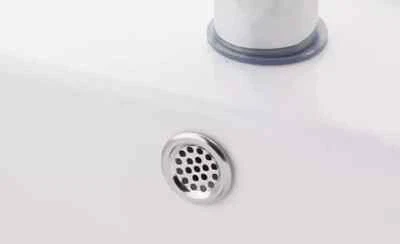 2 Bathroom Basin Sink Hole Overflow Covers Chromed MULTI TYPE - Image 1 of 4
