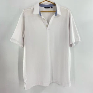 Walter Hagen Mens Polo Shirt White Short Sleeve Peru M - Picture 1 of 6