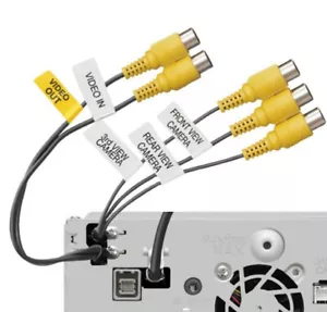 KENWOOD DMX1057XR DMX-1057XR Video In-Out/Front-Rear-3rd View Camera Cable SPCL - Picture 1 of 1