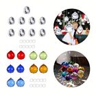 Set of 10pcs 20mm Decorating Crystal Balls for Home Decoration with MultiColor