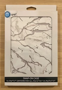 Snap-On Case ~ ONN ~ Various Models ~ White Marble Design ~ 2018 ~ !L⚪️⚪️K! - Picture 1 of 4