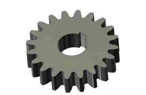 Zahnrad Andruckwalze, Z=20, m=5mm, t=24mm, Ø 35 mm - Bild 1 von 2