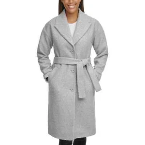 Kenneth Cole New York Women's Boucle Wrap Coat A6B8 - Picture 1 of 5