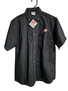 NWT Red Ribbon Dairy Queen Employee Black Uniform Shirt Sz Small - Picture 1 of 4