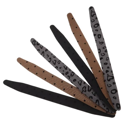 Lot de 6 accessoires pour cheveux : bandeaux à scratch – larges flexibles, - Photo 1/4