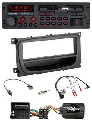 Blaupunkt SD Lenkrad USB Bluetooth DAB Autoradio für Ford Mondeo S-Max 07-14 sch - Bild 1 von 4