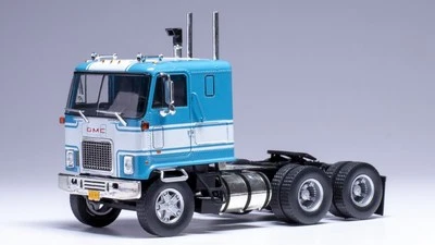 MODELLINO CAMION STATICO IXO GMC ASTRO 95 1970 BLU/BIANCO MODELLISMO SCALA 1:43 - Immagine 1 di 4