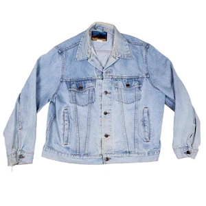 Vintage Black Canyon Denim Jacket Large Light Blue Americana Mountaincore 90s - Picture 1 of 15