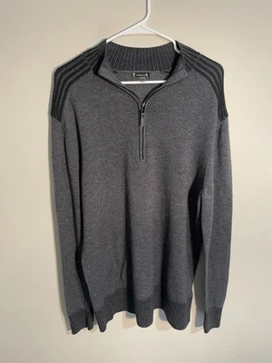 Smartwool Summit Lane 1/2 Zip Mens Size XL Grey Military Sweater Wool Blend - Image 1 of 4