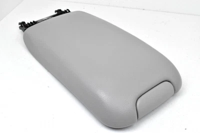 2006-2007 Mercedes C230 Center Console Gray Leather Armrest Top Lid OEM - Image 1 of 4