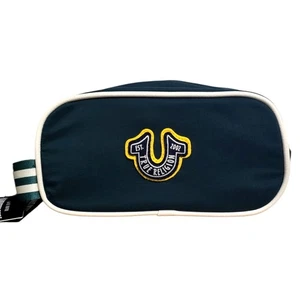 True Religion Nylon College Kulturbeutel Herren grün gelb Penn Logo Dopp Kit - Bild 1 von 7