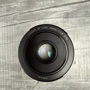 Canon EF 50 MM 0.35M/1.1FT Lens 1:1.8 STM - Picture 1 of 12