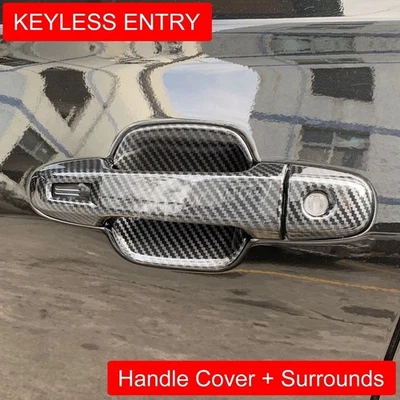 Carbon Fiber Car Door Handle Cover + Bowl Cup Trim Decor For Subaru Forester SK - Изображение 1 из 4