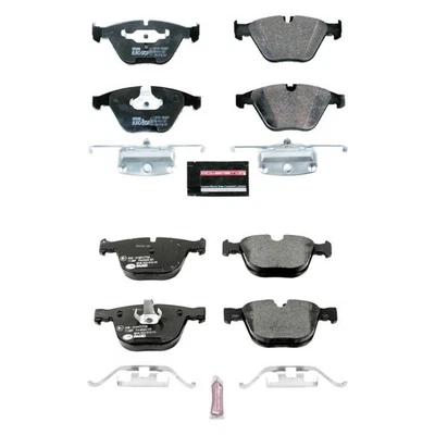 For BMW M3 08-13 Euro-Stop Semi-Metallic Front & Rear Disc Brake Pad Set Foto 1 de 4