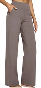 G4Free Pantalones de Yoga Mujer Pierna Ancha con Bolsillos Cintura Alta Vestido Elástico 29" Yoga - Imagen 1 de 4