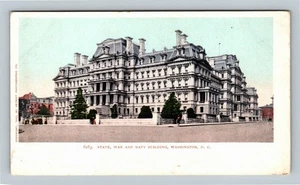 Historisches Staatskrieg und Marinegebäude, OEOB, EEOB, Washington DC Vintage Postkarte - Bild 1 von 2