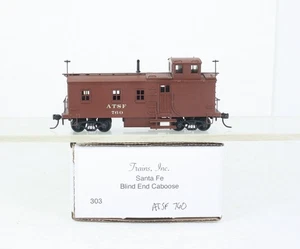 Trains Inc. HO Brass Santa Fe Blind End Caboose Custom Painted - Picture 1 of 9