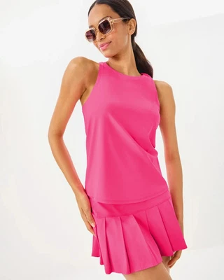 Lilly Pulitzer UPF 50+ Luxletic Westley Tank & Freesia Skort Set Golf Tenis... Foto 1 de 4