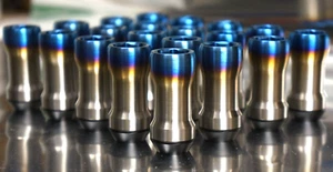 Detailed Inner HEX14 Titanium Lug Wheel Nut 12x1.5 60deg Floating Seat 20pcs set - Picture 1 of 10