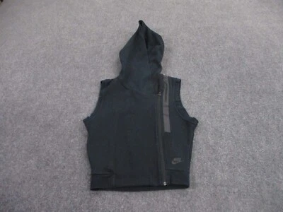 Nike Sudadera con Capucha Chaqueta Chaleco Adulto XS Negro Tecnología Polar Swoosh Logo 689067 010 Mujer Foto 1 de 4