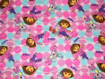 BTY SCP DORA Best Friends Toss Print 100% Cotton Quilt Craft Fabric by the Yard - Image 1 of 2