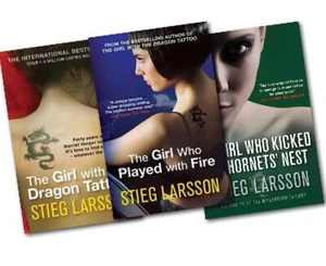 Millennium Trilogy A Dragon Tattoo Story Collection 3 Books Set by Stieg Larsson - Picture 1 of 6