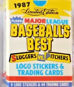 1987 Fleer Limited Edition Baseball Best Sluggers Vs Pitchers Complete Card Set - Picture 1 of 3
