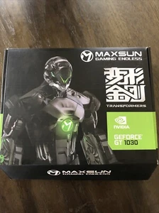 MAXSUN GEFORCE GT1030 2GB GDDR5 Video Graphics Card GPU Mini ITX Design UC-Used. - Picture 1 of 3