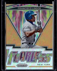 2021 Panini Prizm #FR-6 Francisco Lindor #FR-6 Fearless Prizm /100 - Picture 1 of 2