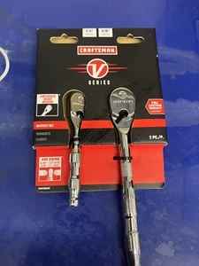 Craftsman V-Series Ratchet Set 1/4" & 3/8" Drive CMMT86501V 2 Piece - Picture 1 of 6