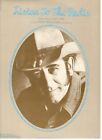 DON WILLIAMS-LISTEN TO THE RADIO--SHEET MUSIC-PIANO/VOCAL/GUITAR/CHORDS-1982-NEW
