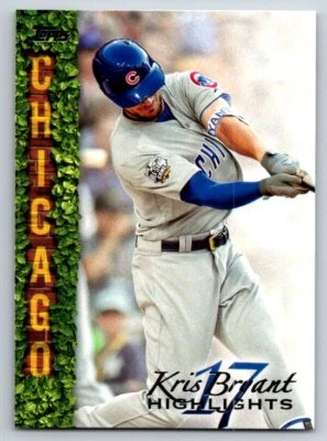 2018 Topps #KB-4 Kris Bryant Kris Bryant Highlights Blue Very good - Image 1 of 2