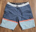 Vissla Boardshorts Sz Men's 32 Swim Surf Linerless Retro Upcycle Fabric