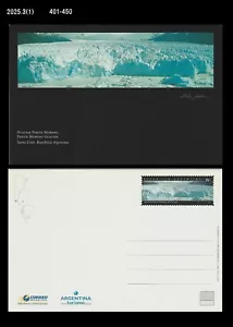Nature,Glacier, global warming,weather,climate,Argentina Postal Card,PSC - Picture 1 of 1
