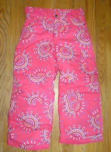 COLUMBIA SPORTWEAR GIRLS BOYS WINTER SNOW SKI PANTS size XS 5 / 6 PINK - Picture 1 of 8