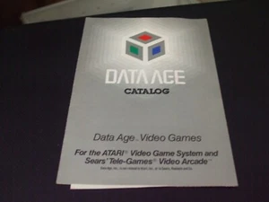 Vintage 1982 Data Age Video Game Catalog for Atari & Sears Tele-Game MP13701A - Picture 1 of 2