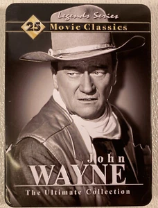 John Wayne: Ultimate Collection 25 Movies - Collectible Tin - DVD - VERY GOOD - Foto 1 di 11