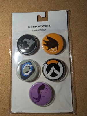 Overwatch Button 5 Pack - Image 1 of 2