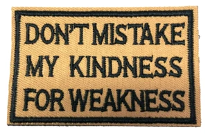 Patch Sew On Take Off Embroidered Clothing Hats Jackets Coat Sign Message A343 - Picture 1 of 4