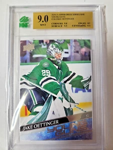 Jake Oettinger YG Graded MNT 9.0 Mint 2020-21 Upper Deck - Picture 1 of 1